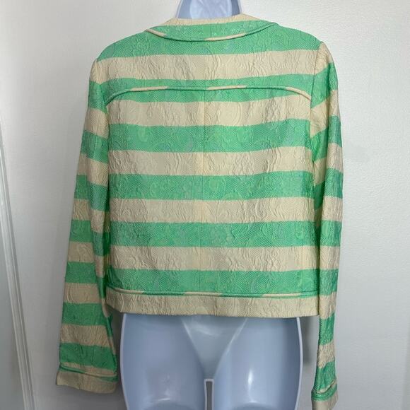 NWOT THAKOON Multicolor Striped Jacket, SIZE 6, Textured, Blazer, Designer, NWOT - Picture 5 of 10